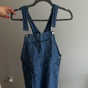 WeWoreWhat Blue Fabric Overalls